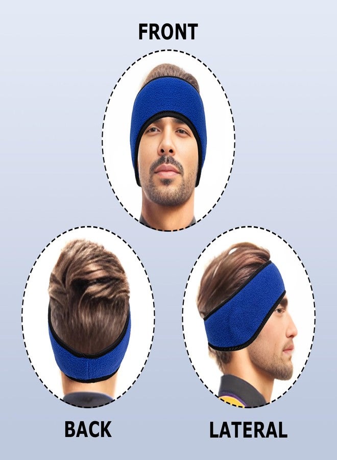 TopTie 6-Pack Ear Warmers Headband Fleece, White Ear Muffs for Men Women Winter Running Ski - Image 4